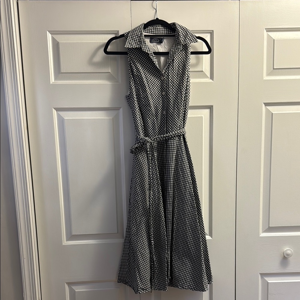 Black and White Checkered Dress